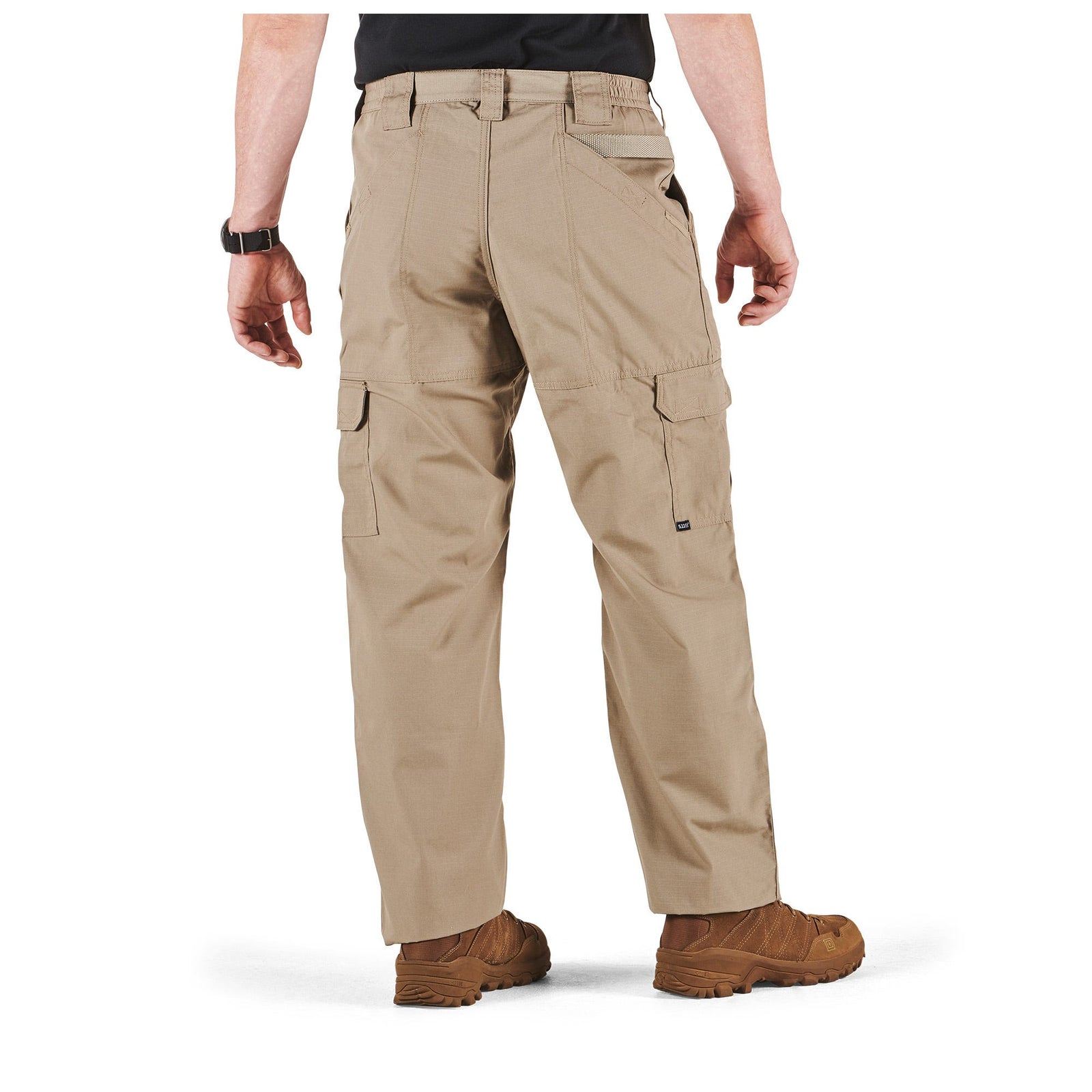 Person wearing tactical cargo pants