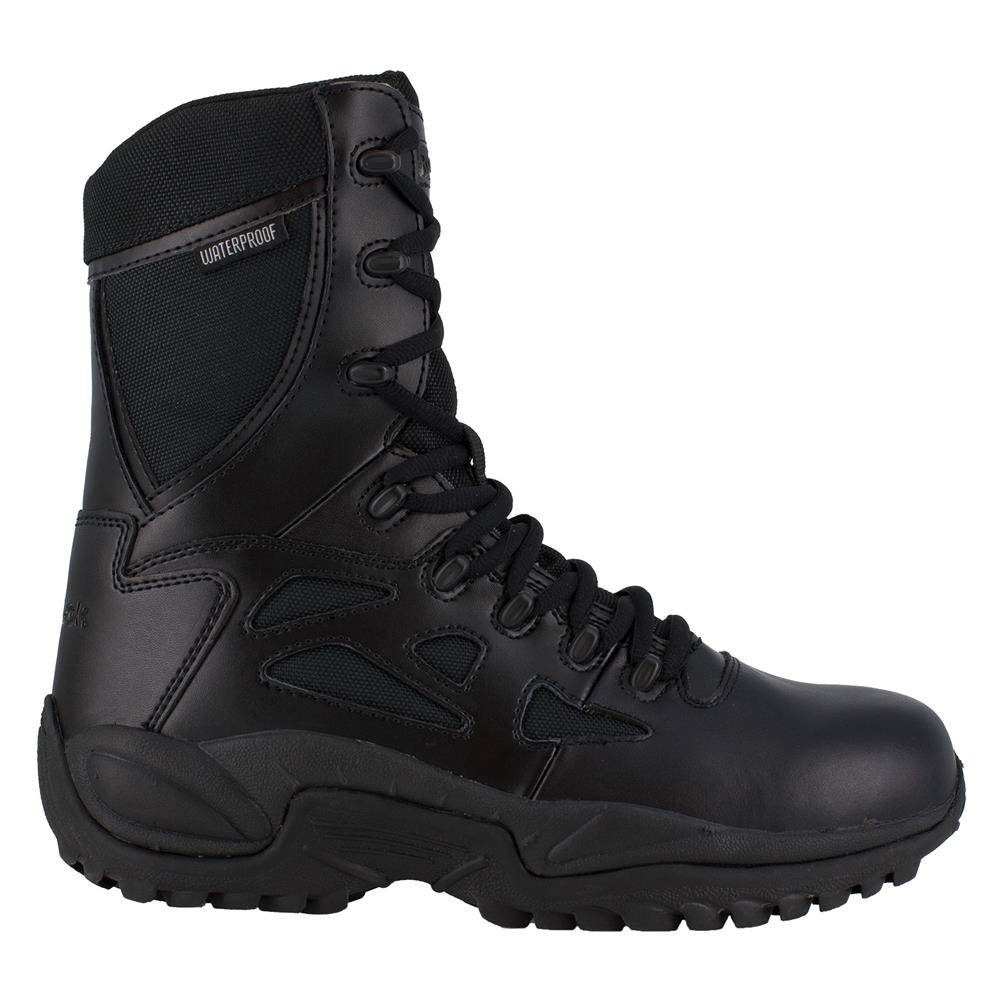 Reebok 8" Men's Rapid Response Waterproof Side Zip Tactical Boots