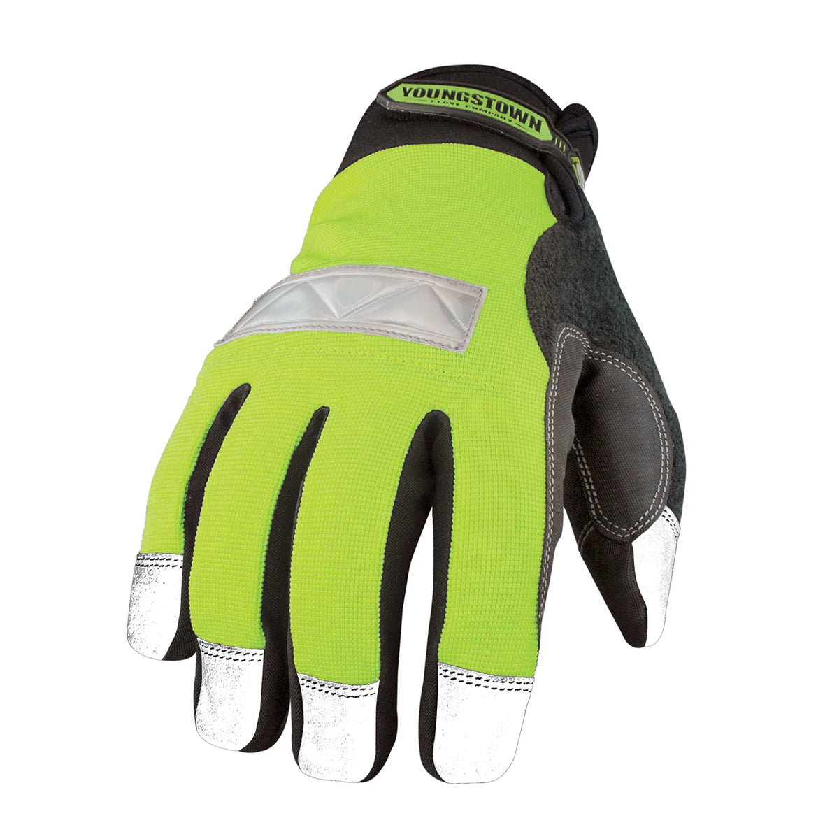 Safety Lime Winter Gloves