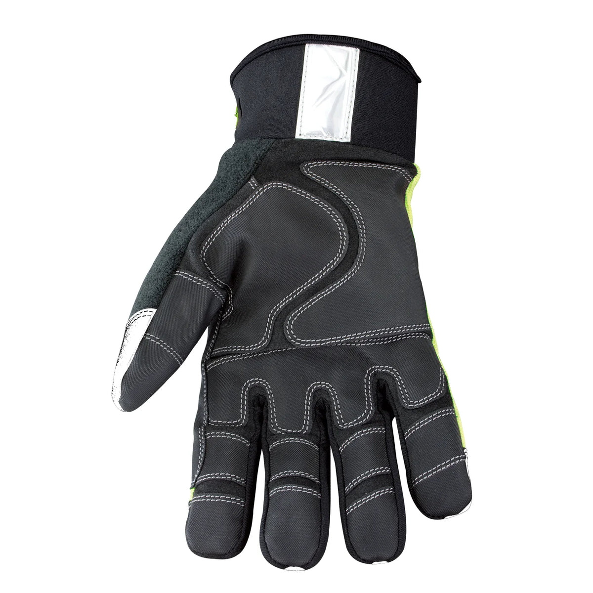 Safety Lime Winter Gloves