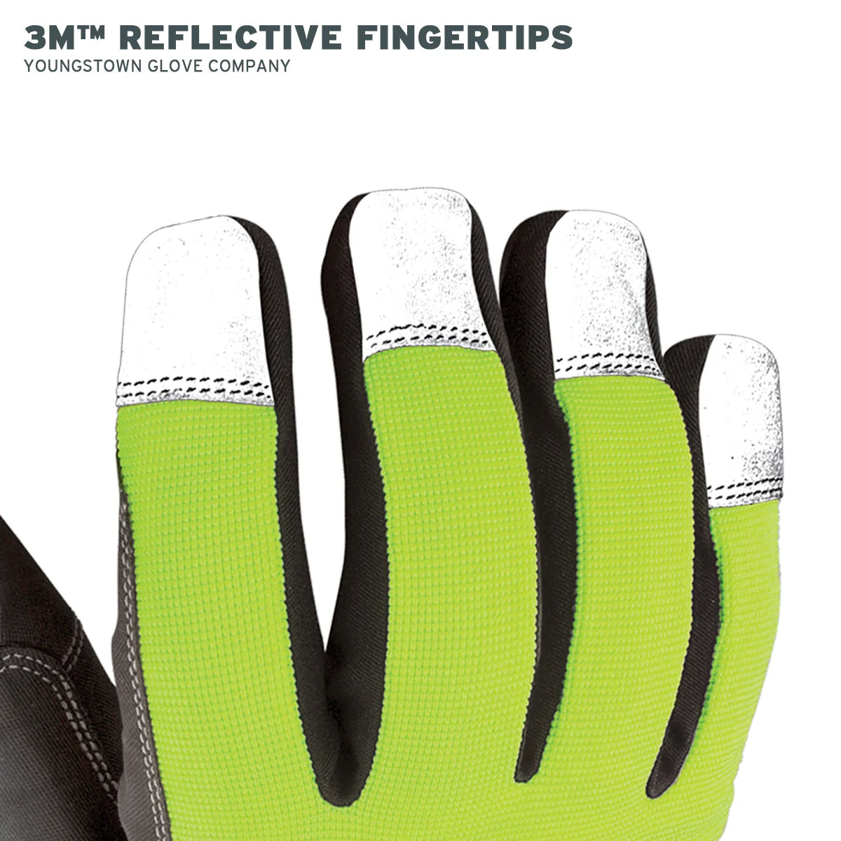 Safety Lime Winter Gloves