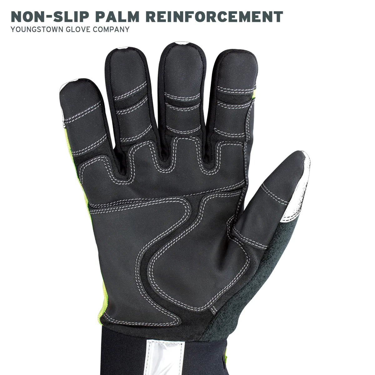 Safety Lime Winter Gloves