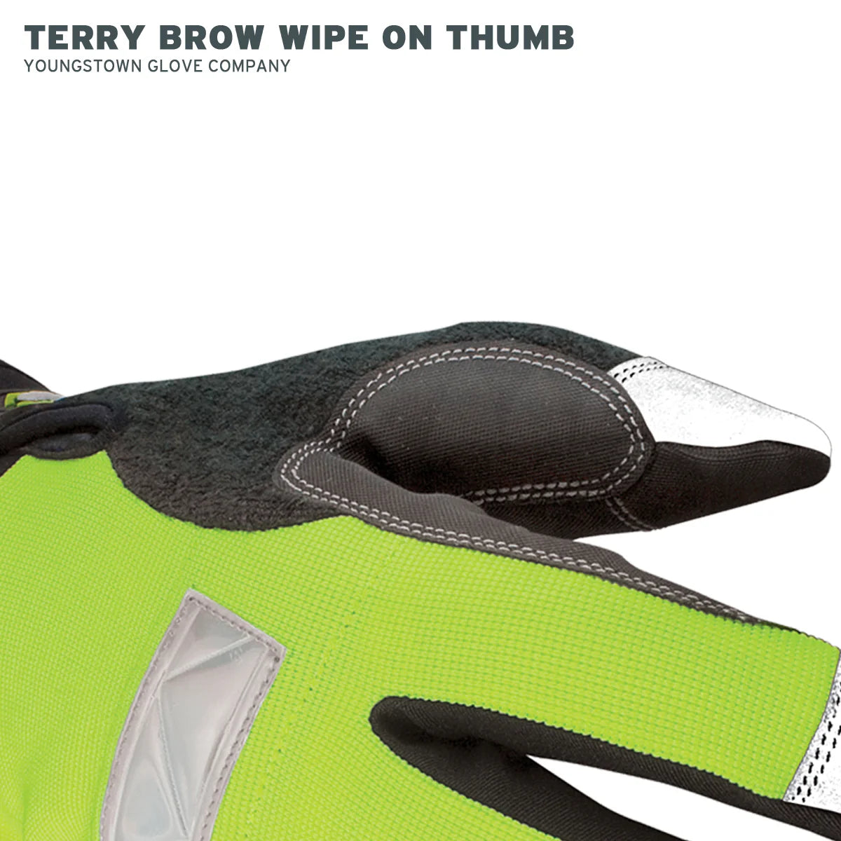 Safety Lime Winter Gloves