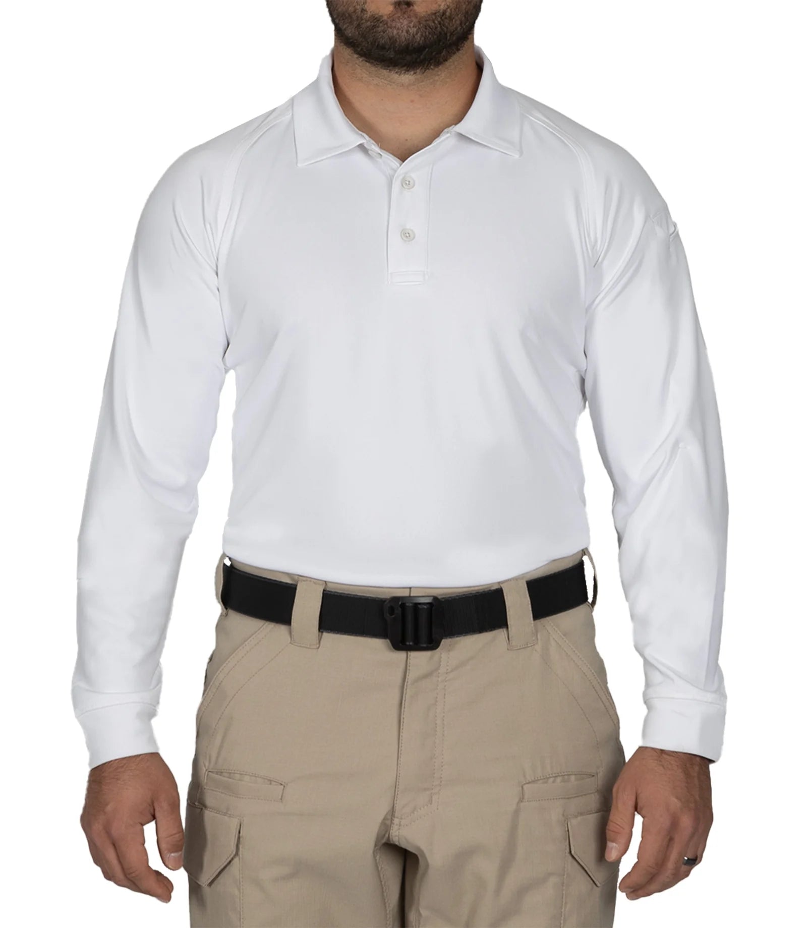First Tactical Men's Performance Long Sleeve Polo