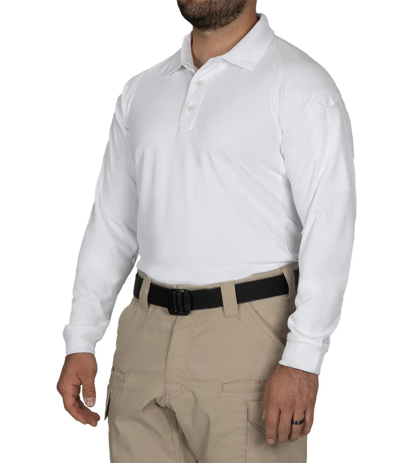 First Tactical Men's Performance Long Sleeve Polo