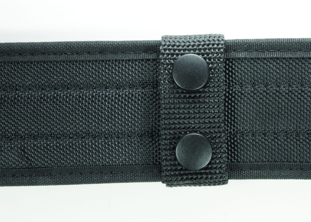 Ballistic Deluxe Belt Keepers 1" - Fits: 2.5"W Duty Belt, Black, Black Snaps