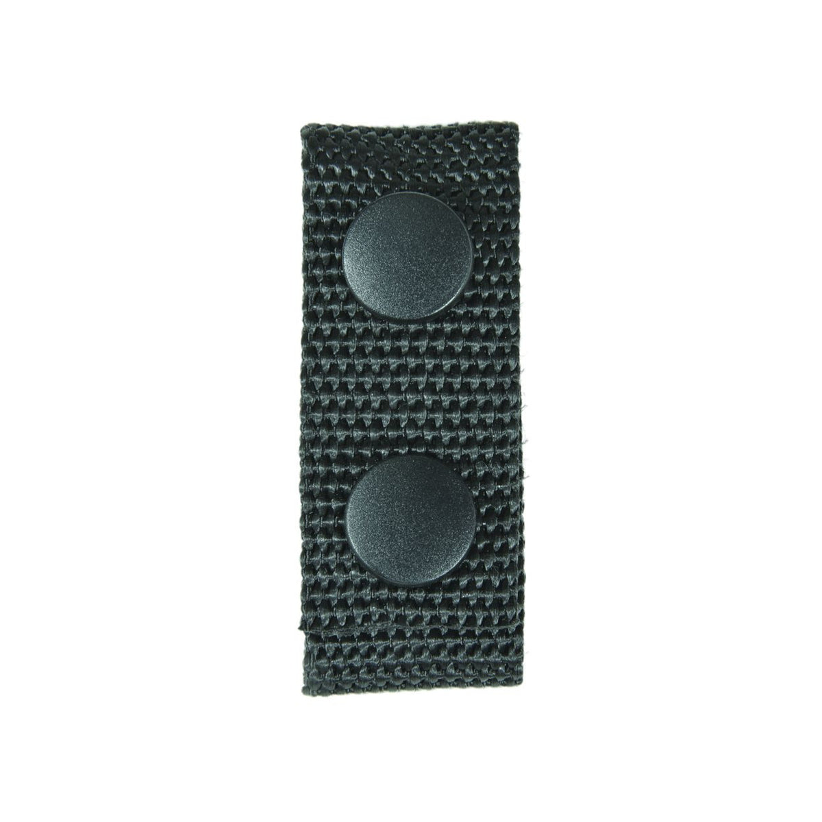 Ballistic Deluxe Belt Keepers 1" - Fits: 2.5"W Duty Belt, Black, Black Snaps