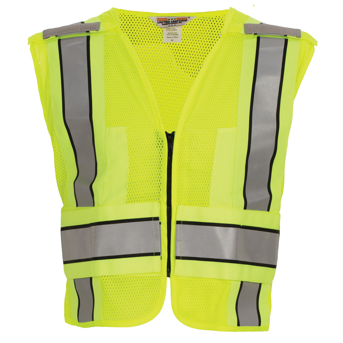 United Uniform UM128 ANSI Mesh Safety Vest - Image 2