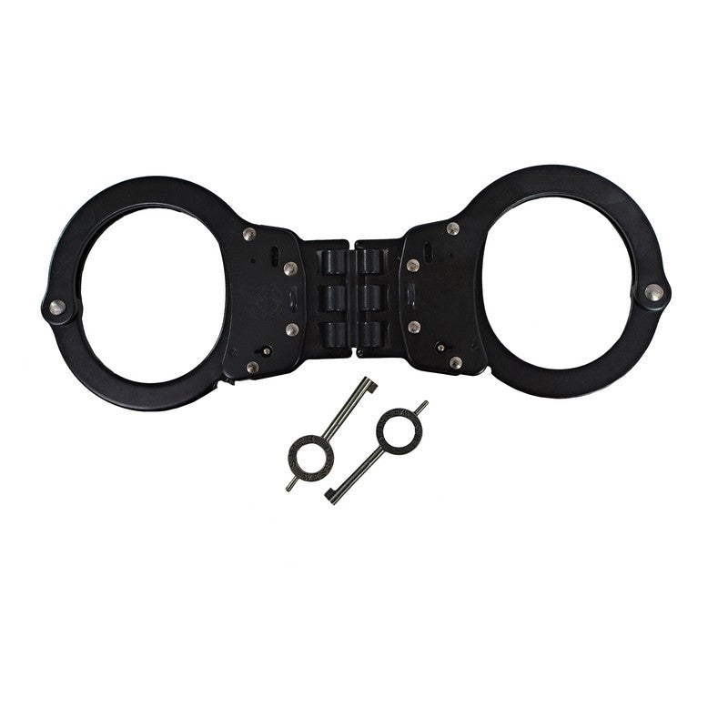 Smith & Wesson Model 300 Hinge-Linked Handcuffs & Keys - Slot Lock