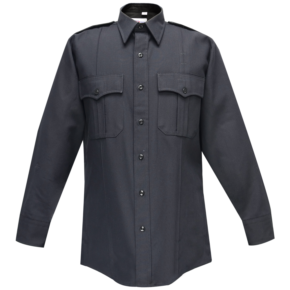 Flying Cross Men's Command Zip Front Long Sleeve Shirt