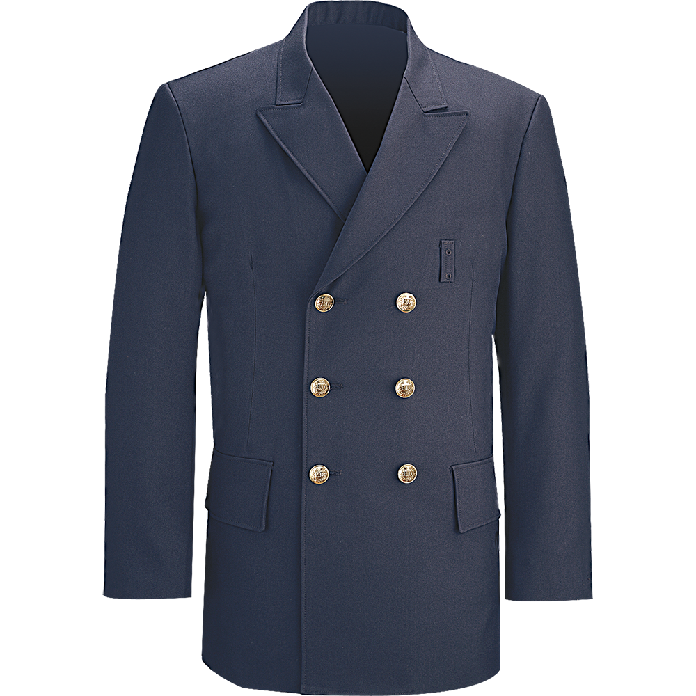 Flying Cross Men's Double Breasted Coat with FD Buttons