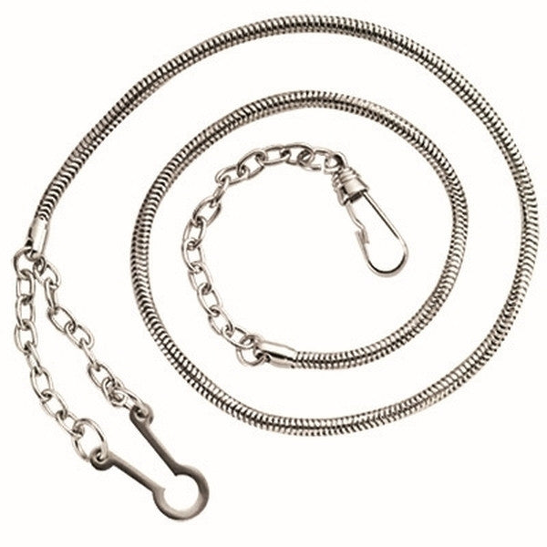 21" Whistle Chain with Button Hook