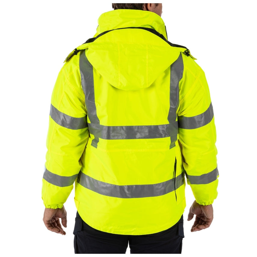 5.11 Tactical - 3-in-1 Reversible High-Visibility Parka High-Vis Yellow (320) Alt View #3