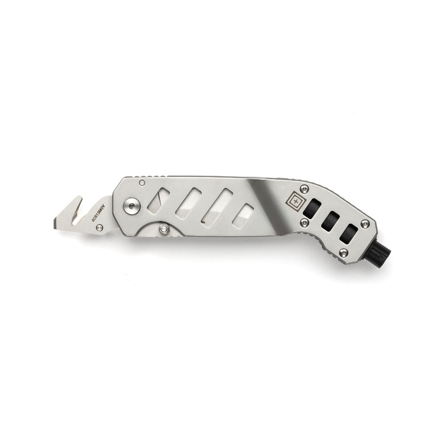5.11 Tactical - ESC Rescue Knife Tumbled Steel (988) Alt View #4