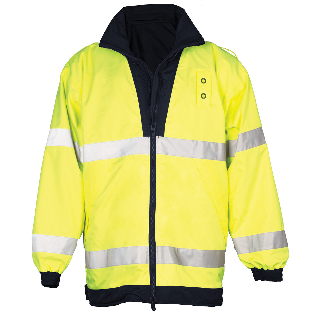 United Uniform Mfr. Ultimate Lightweight Reversible Raincoat ANSI 3 - Image 3