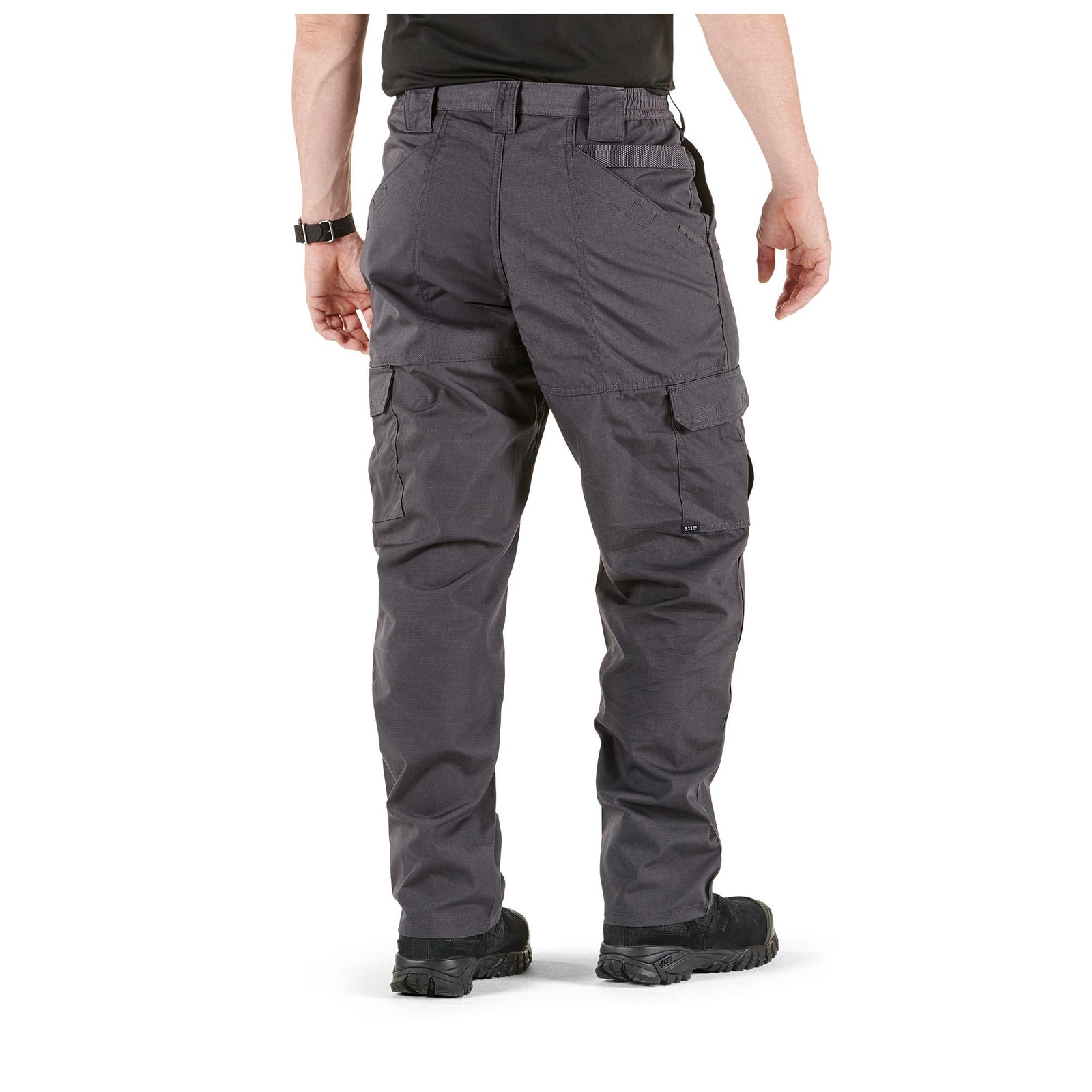 Person wearing tactical cargo pants