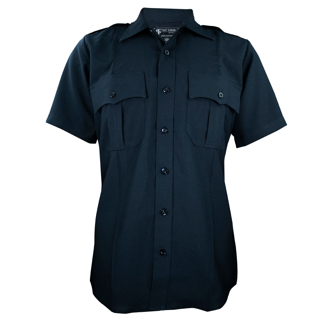 Tact Squad 8012 Men’S Polyester Short Sleeve Button-Up Shirt