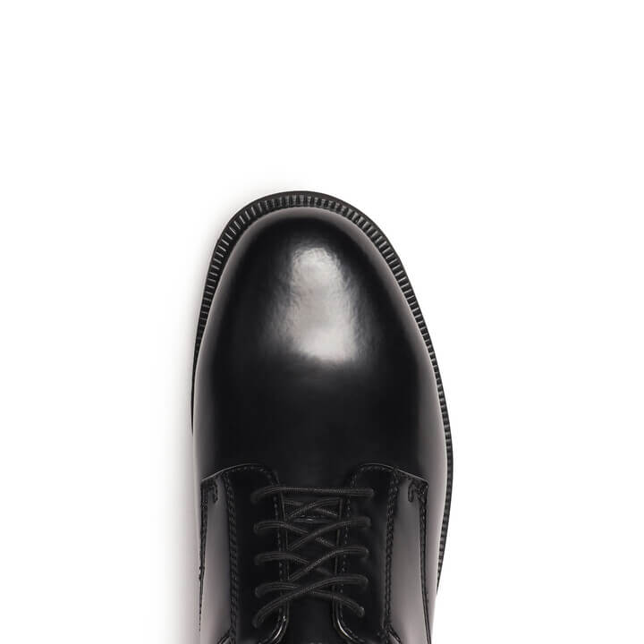 Black Leather Oxford