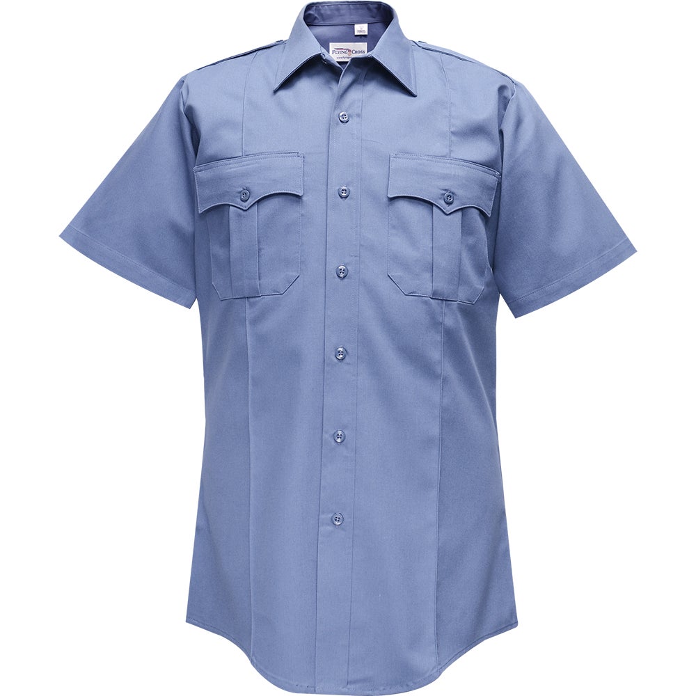 Flying Cross Men's Duro Poplin Short Sleeve Shirt