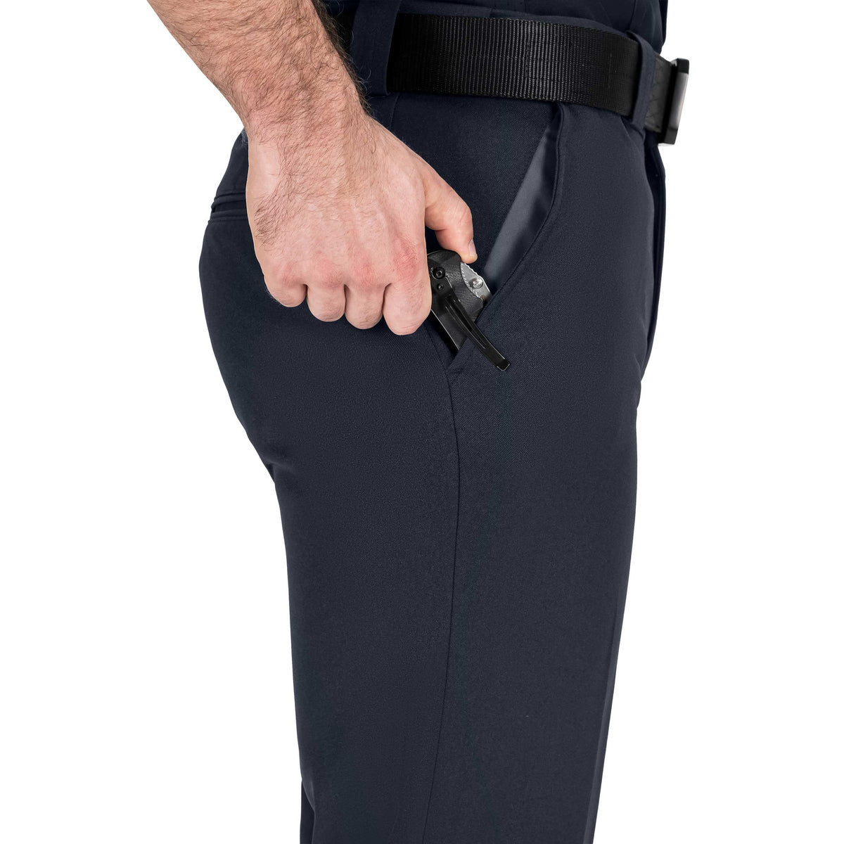 4-POCKET POLYESTER PANTS Detail