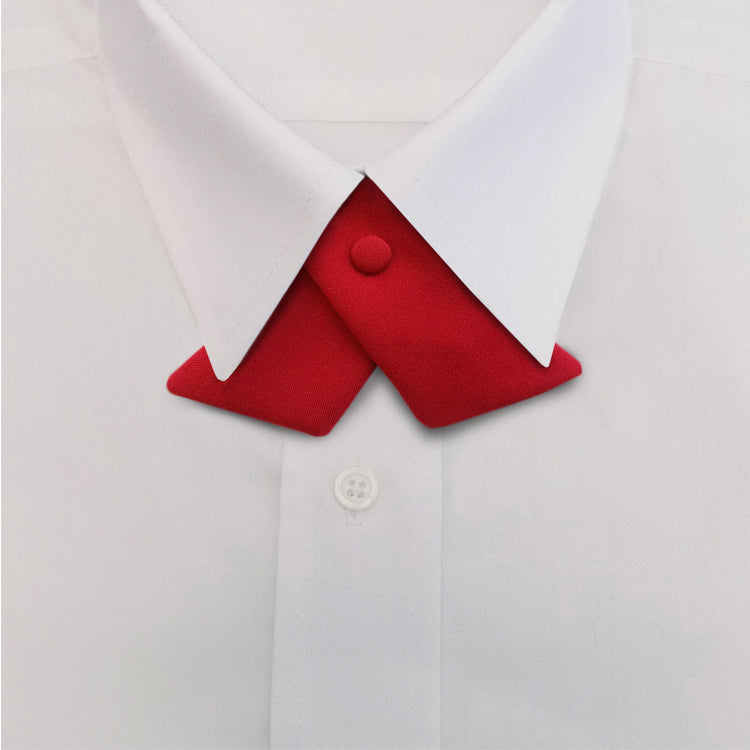 Polyester Crossover Tie with Covered Snap