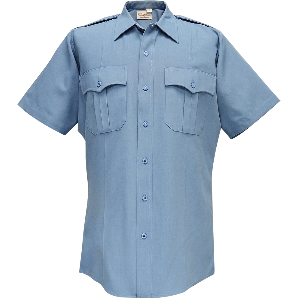 Flying Cross Men's Deluxe Tropical Short Sleeve Shirt