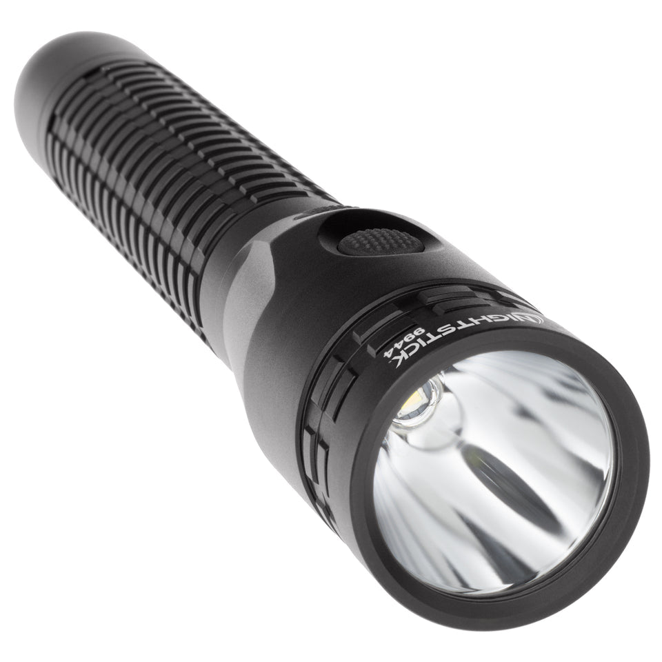 Metal Duty/Personal-Size Dual-Light Rechargeable Flashlight