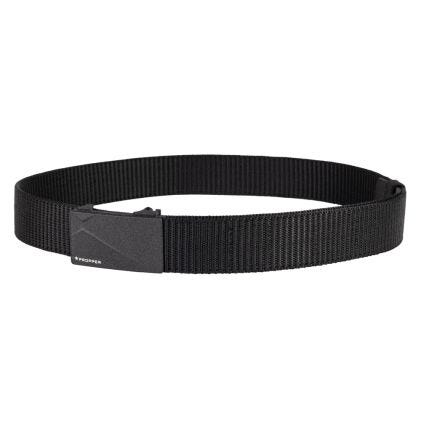 Black belt with a buckle on a white background