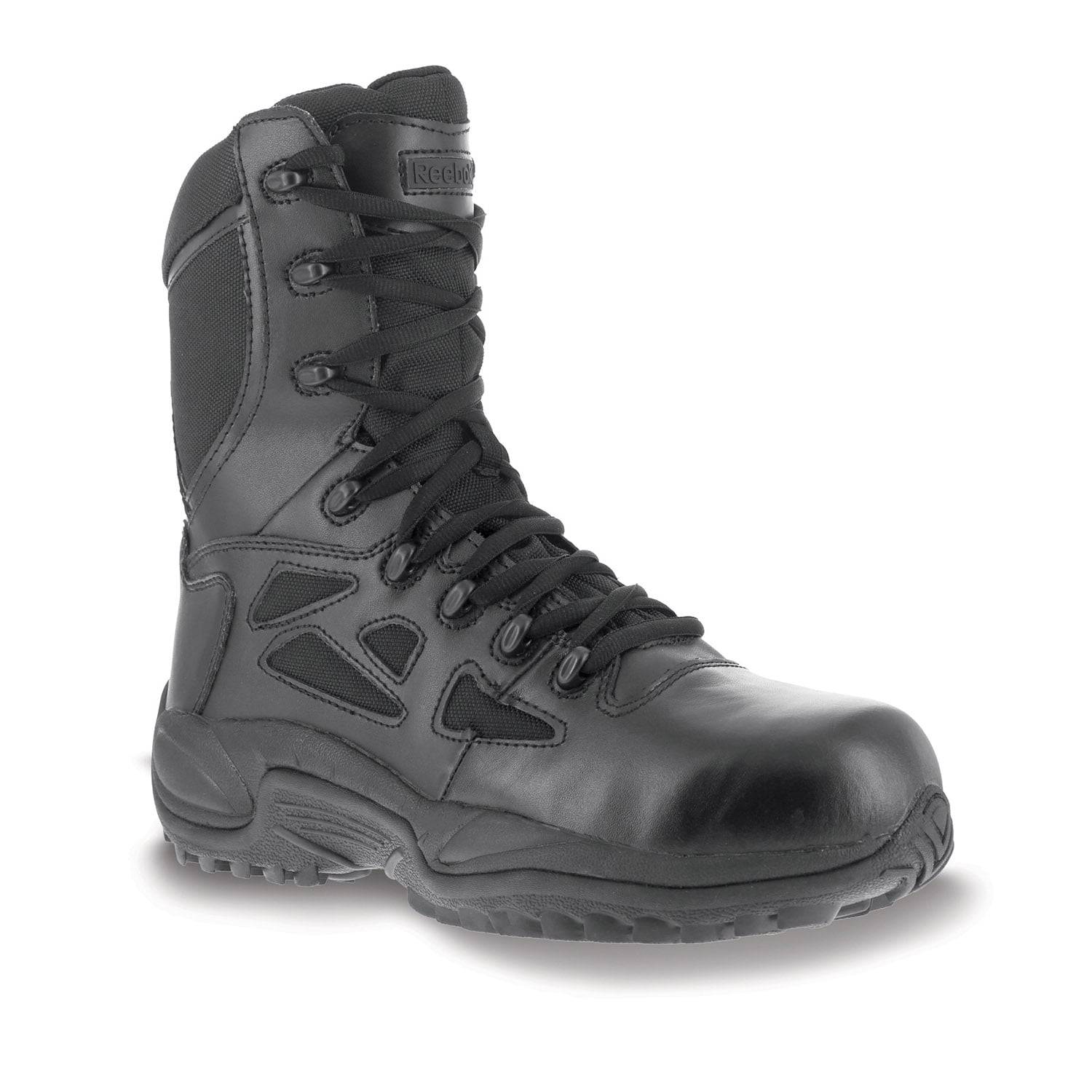 Reebok 8" Men's Rapid Response Waterproof Side Zip Tactical Boots