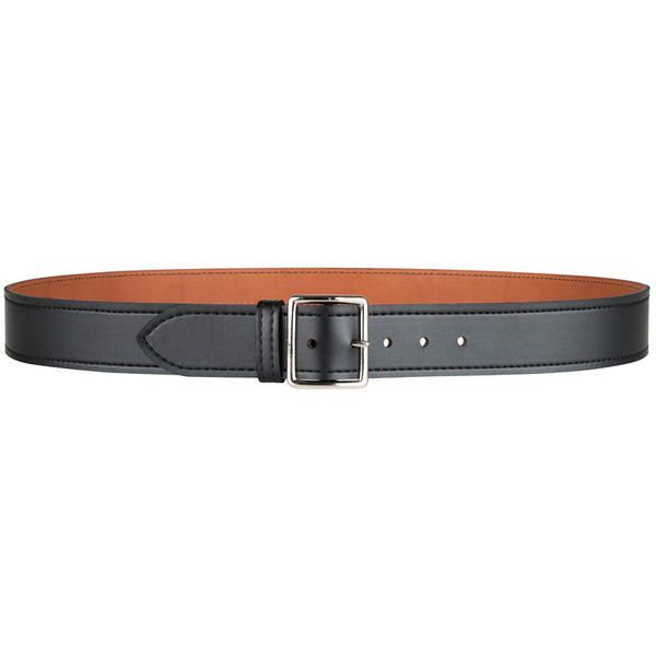 Black belt with chrome buckle