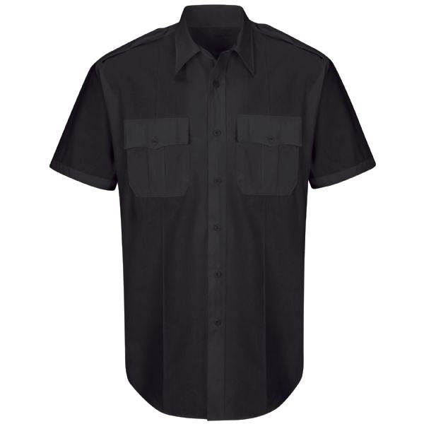 New Dimension®Plus Short Sleeve Poplin Shirt