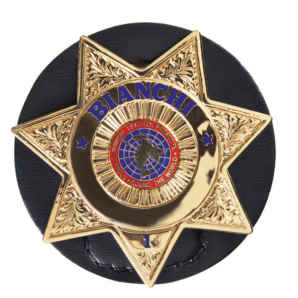 Round Law enforcement badge