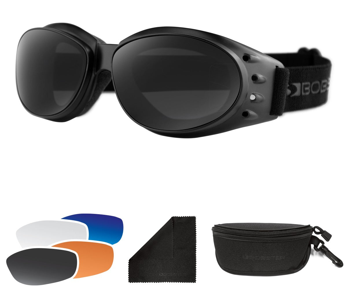 Bobster Cruiser 3 Goggles w/ 4 Interchangeable Lenses