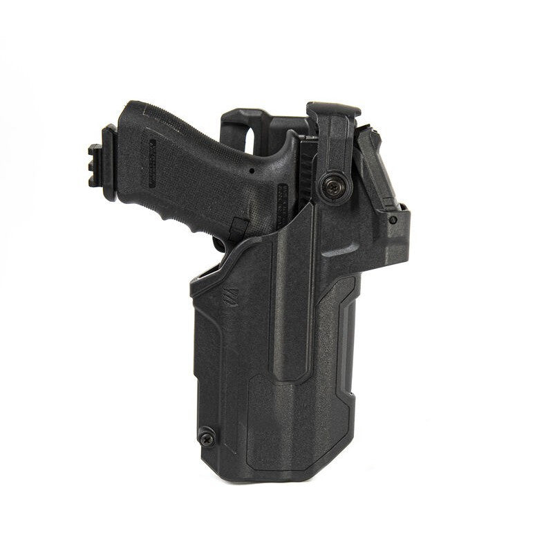 Blackhawk T-Series Level 3 Light-Bearing Red Dot Sight Duty Holster for Glock 17/19