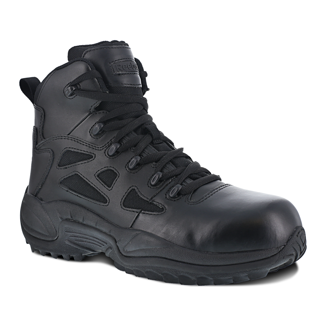 Reebok Women's Rapid Response 6" Stealth Boot with Side Zipper