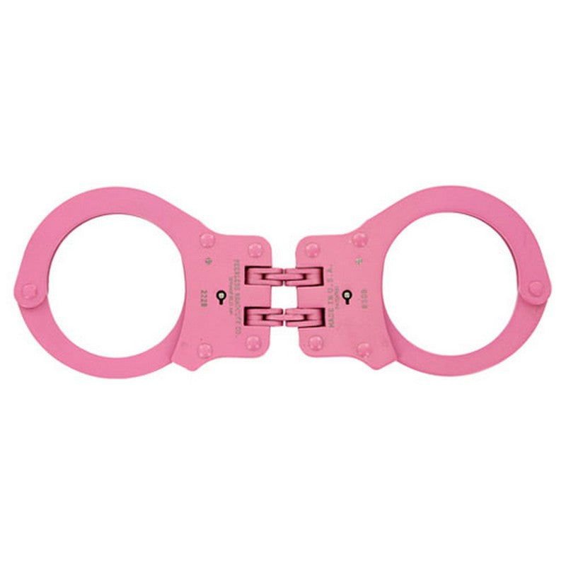 Peerless Model 850C Hinge-Linked Colored Handcuffs & Keys
