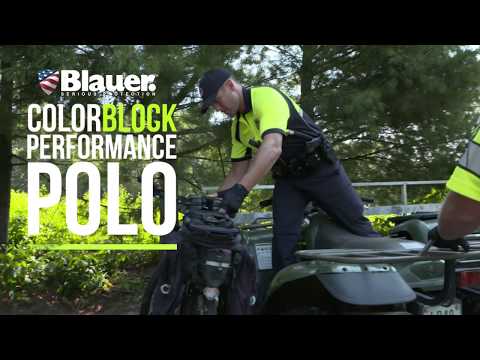 Blauer Colorblock Performance Polo