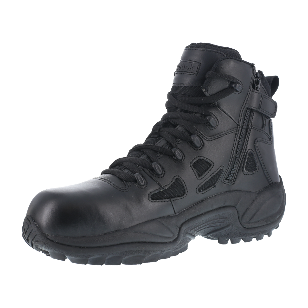 Reebok Women's Rapid Response 6" Stealth Boot with Side Zipper
